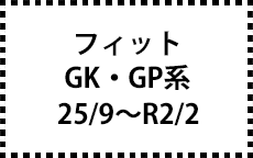 GK/GP系　25/9～R2/2