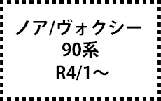 ノア/ヴォクシー　90系　R4/1～　サイドバイザー
