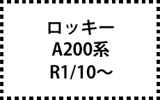 A200系　R1/10～
