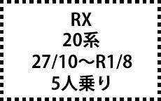 20系　27/10～R1/8　5人乗り