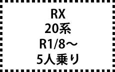 20系　R1/8～　5人乗り