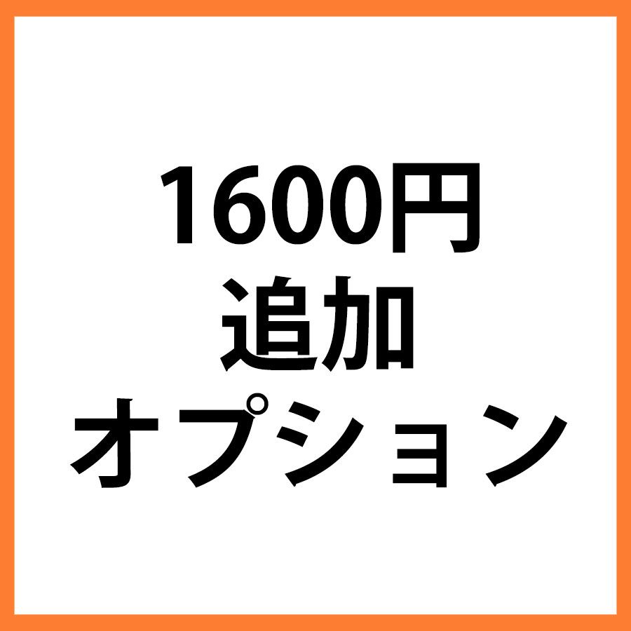 1600円追加オプション