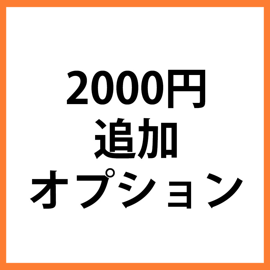 2000円追加オプション