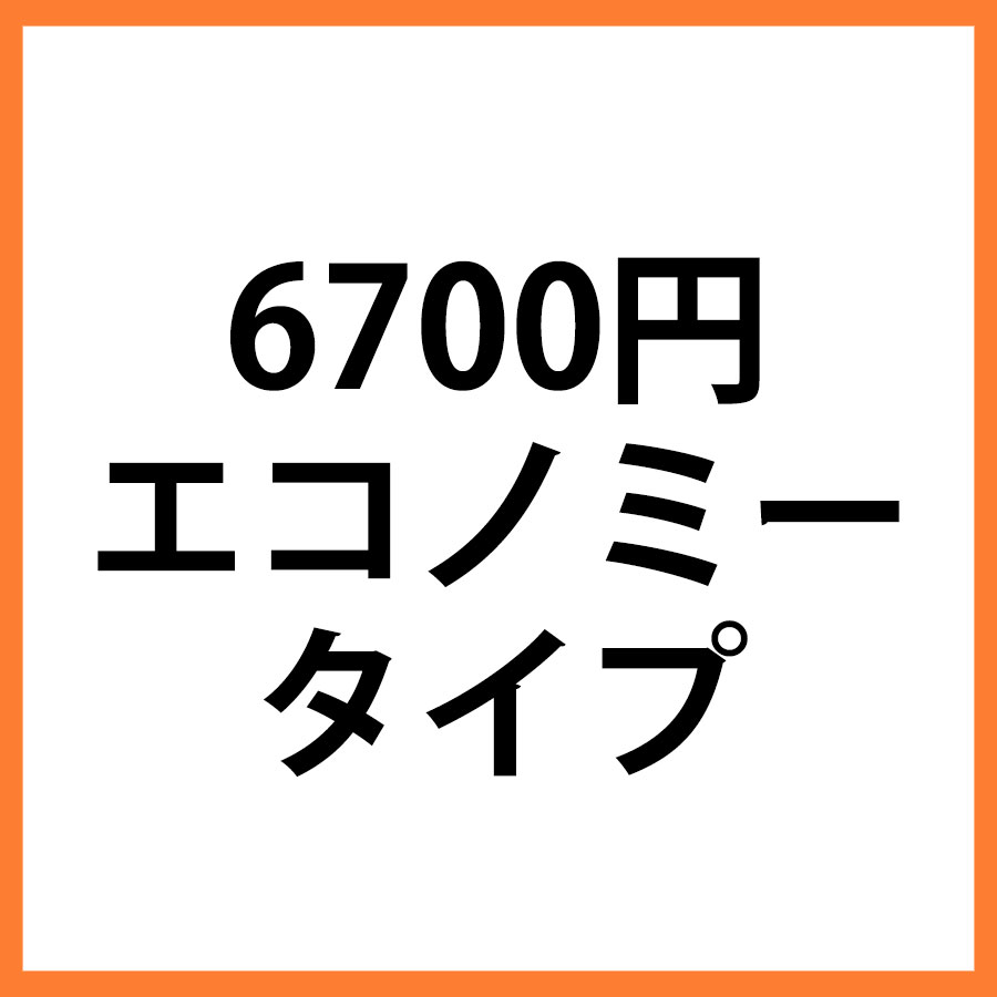 6700円商品　エコノミー